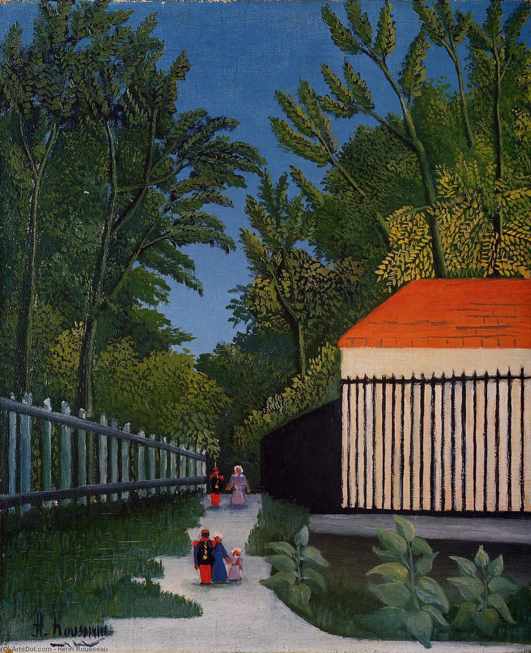 Walking In The Parc Montsouris — Henri Julien Félix Rousseau (le Douanier)