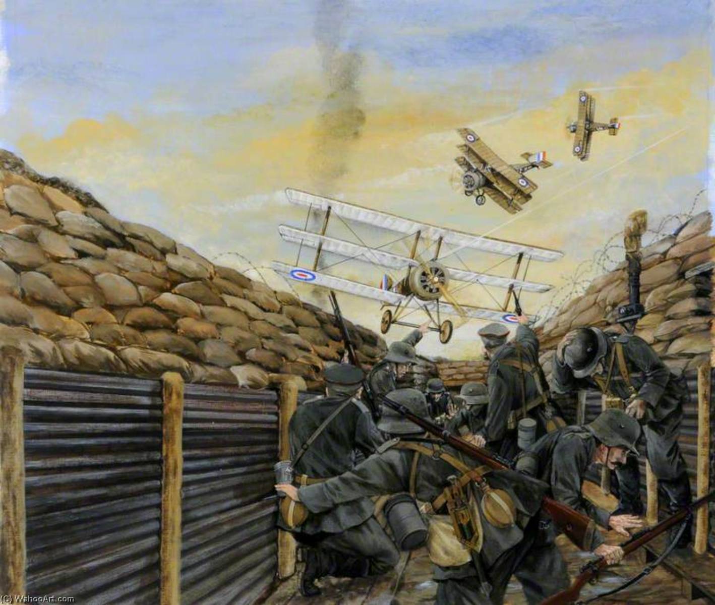 Naval One Squadron Trench Strafing, 1917 — Brian Byron