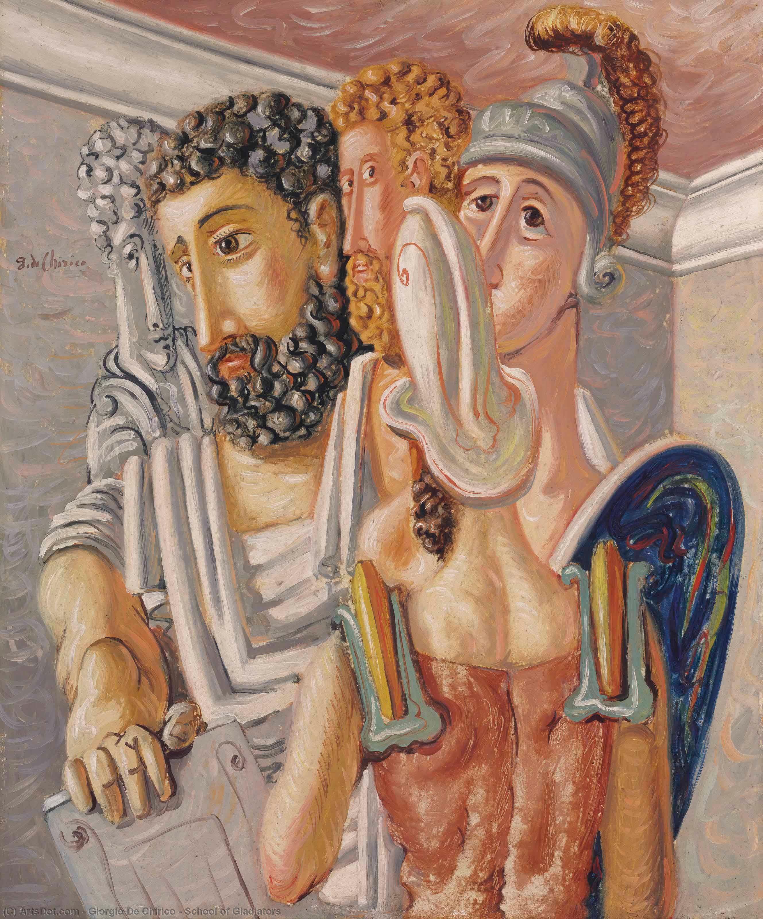 School Of Gladiators — Giorgio De Chirico