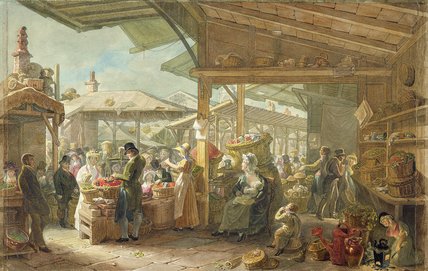 Old Covent Garden Market, — George Johann Scharf (george The Elder Scharf)