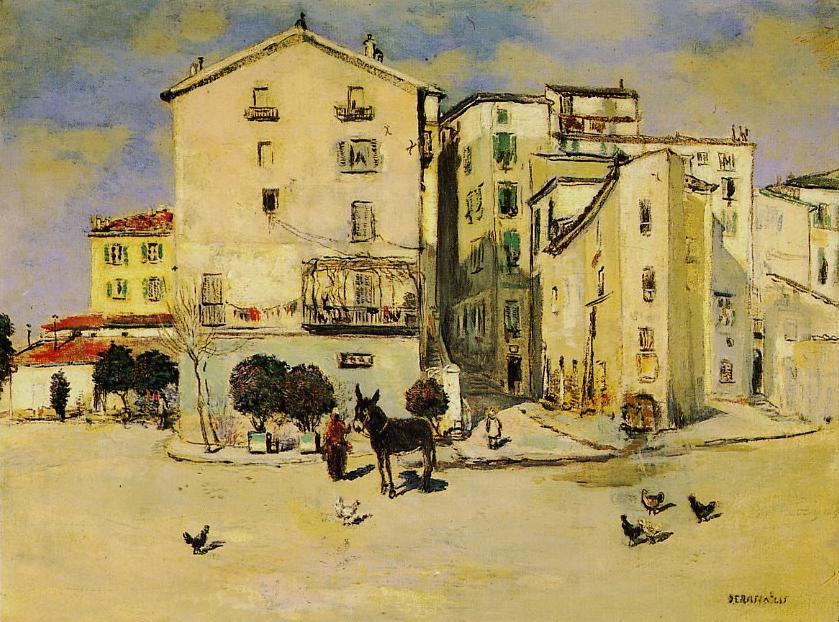 View Of Menton — Jean-françois Raffaelli
