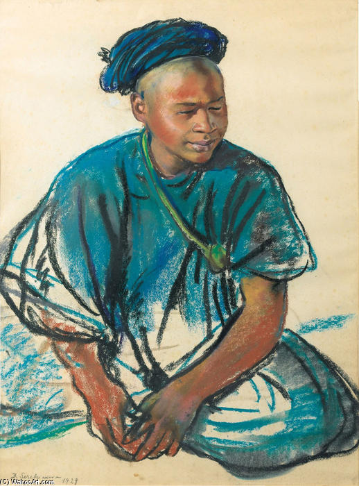 Portrait Of A Young Moroccan — Zinaida Serebriakova