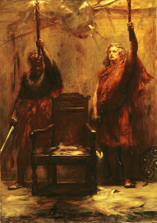 The Chieftain's Candlesticks — John Pettie