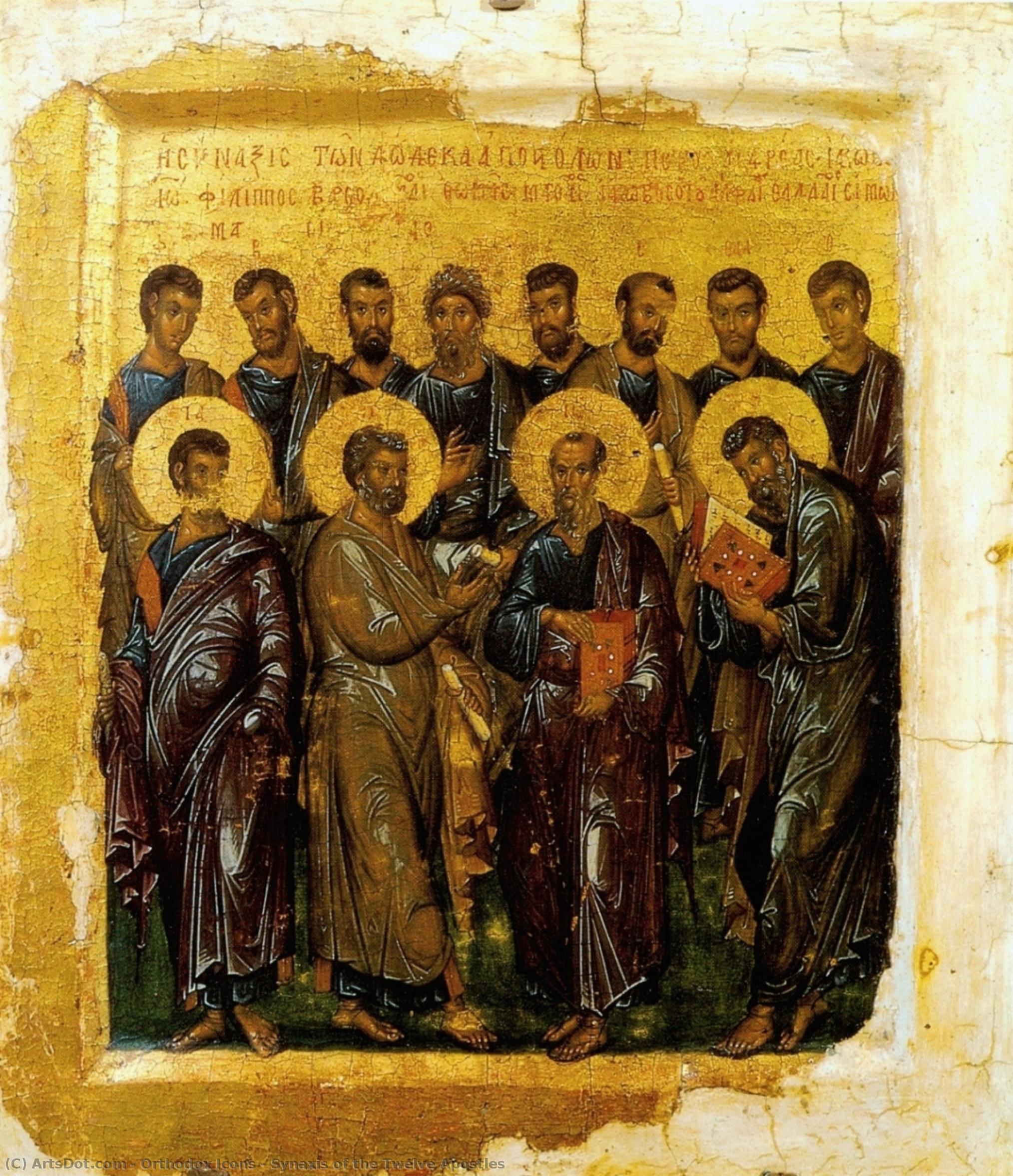 Synaxis Of The Twelve Apostles — Orthodox Icons