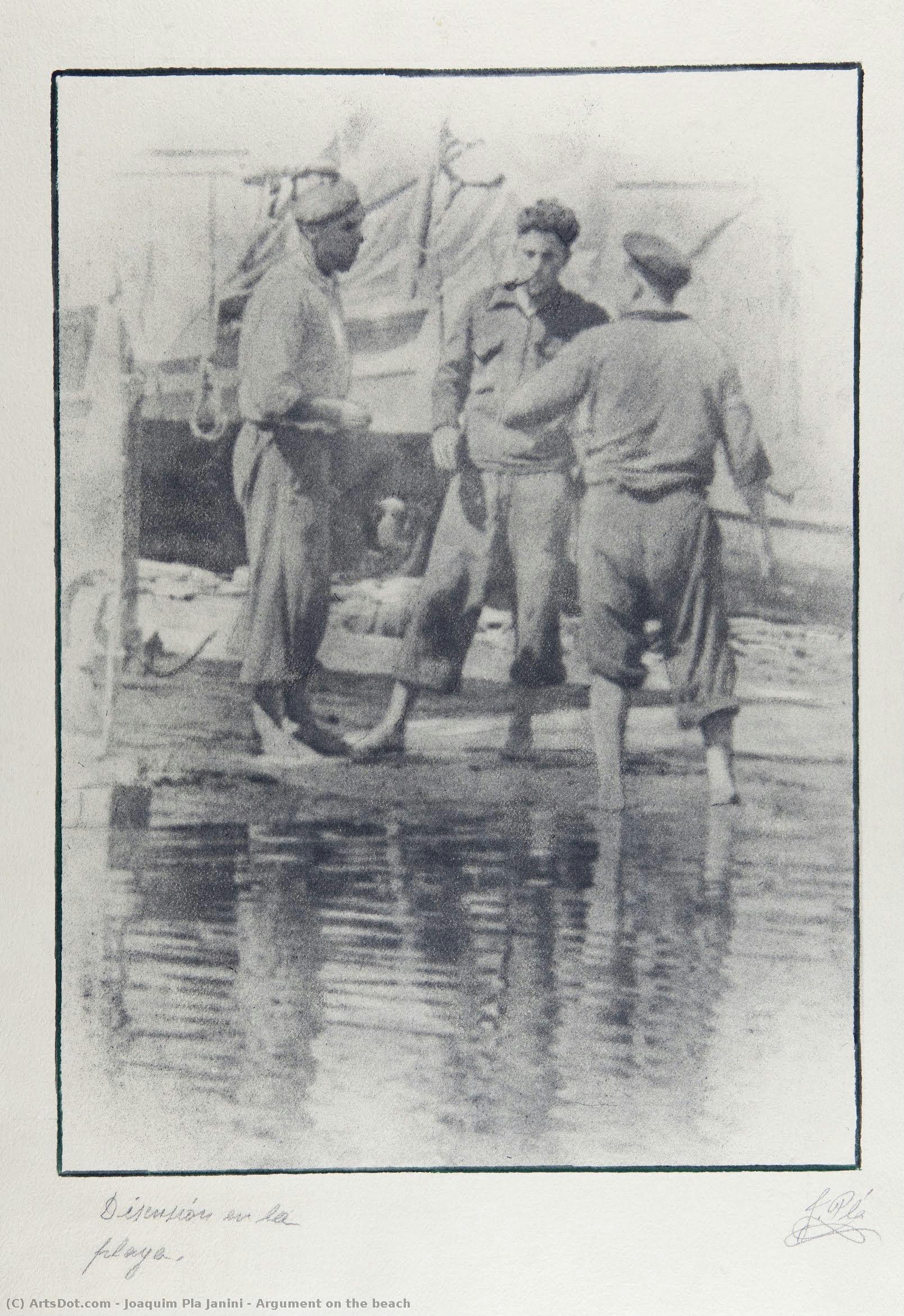 Argument On The Beach — Joaquim Pla Janini
