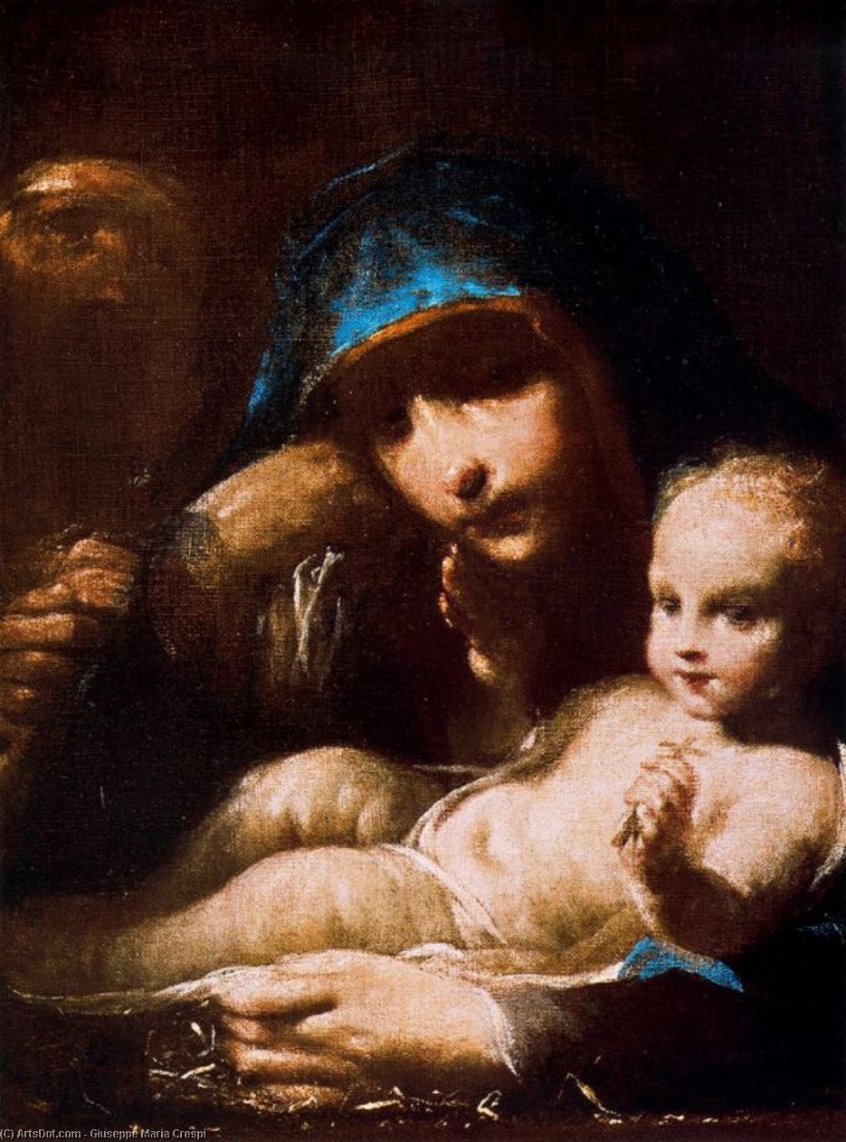 The Holy Family — Giuseppe Maria Crespi