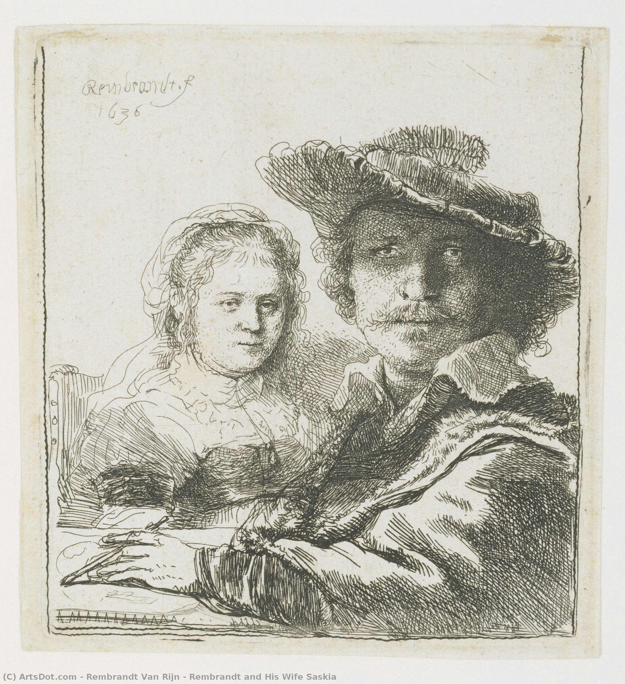 Rembrandt Y Saskia — Rembrandt Van Rijn