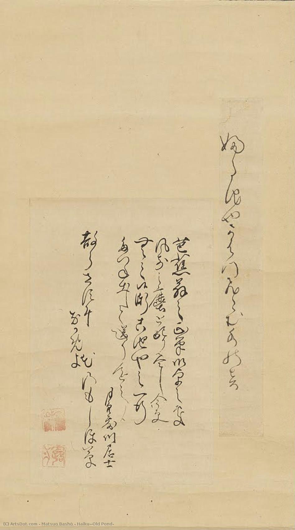 Haiku,“old Pond” — Matsuo Bashō