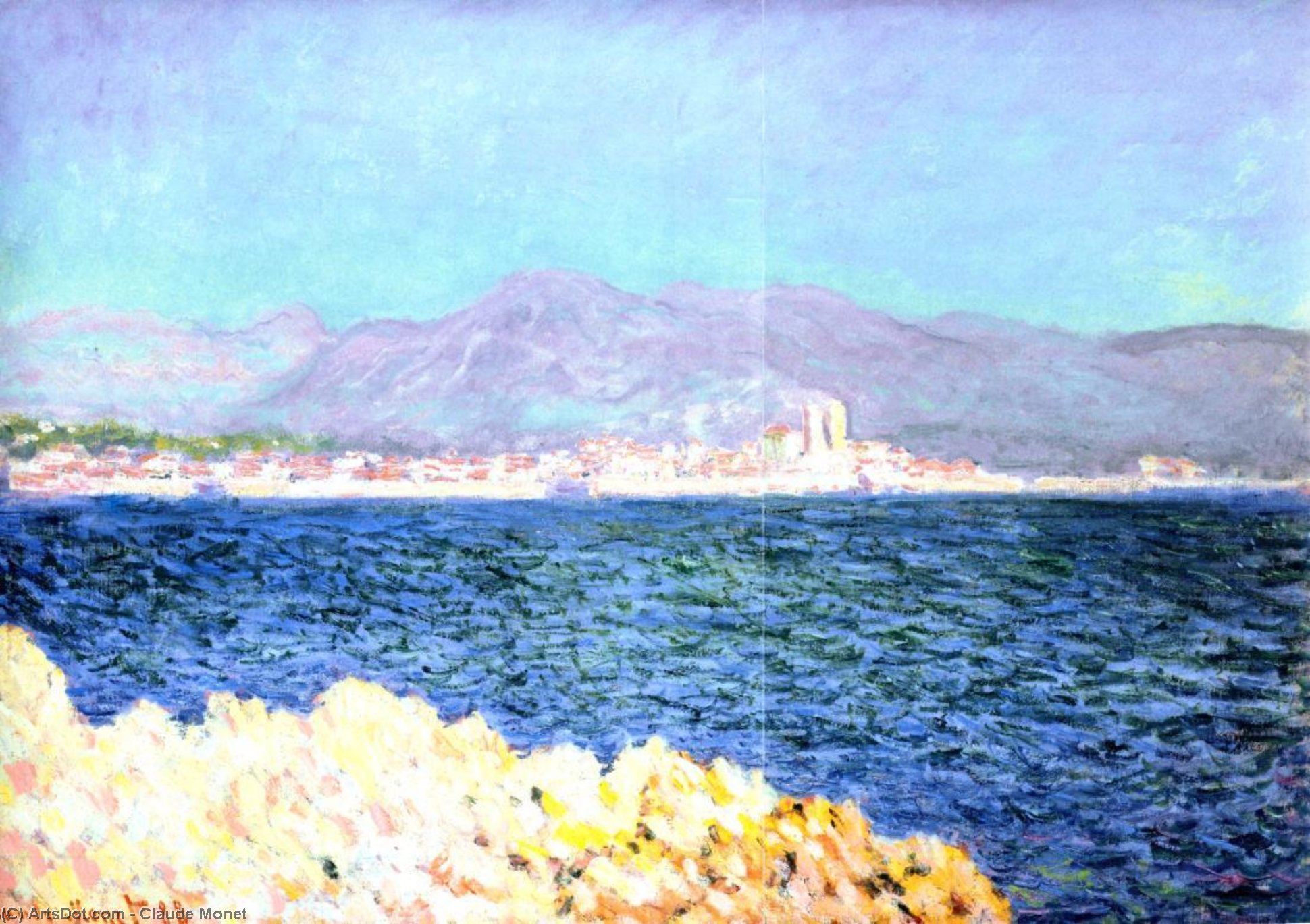 The Gulf Of Antibes — Claude Monet