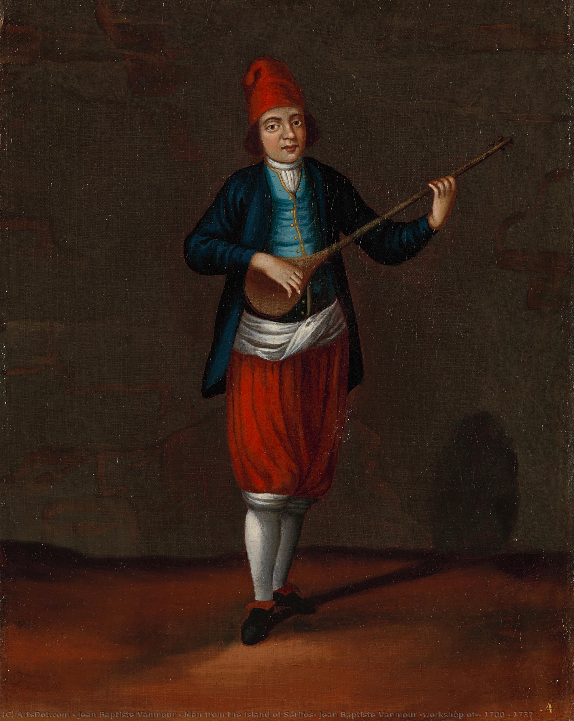 Man From The Island Of Sérifos, Jean Baptiste Vanmour (workshop Of), 1700 - 1737 — Jean Baptiste Vanmour