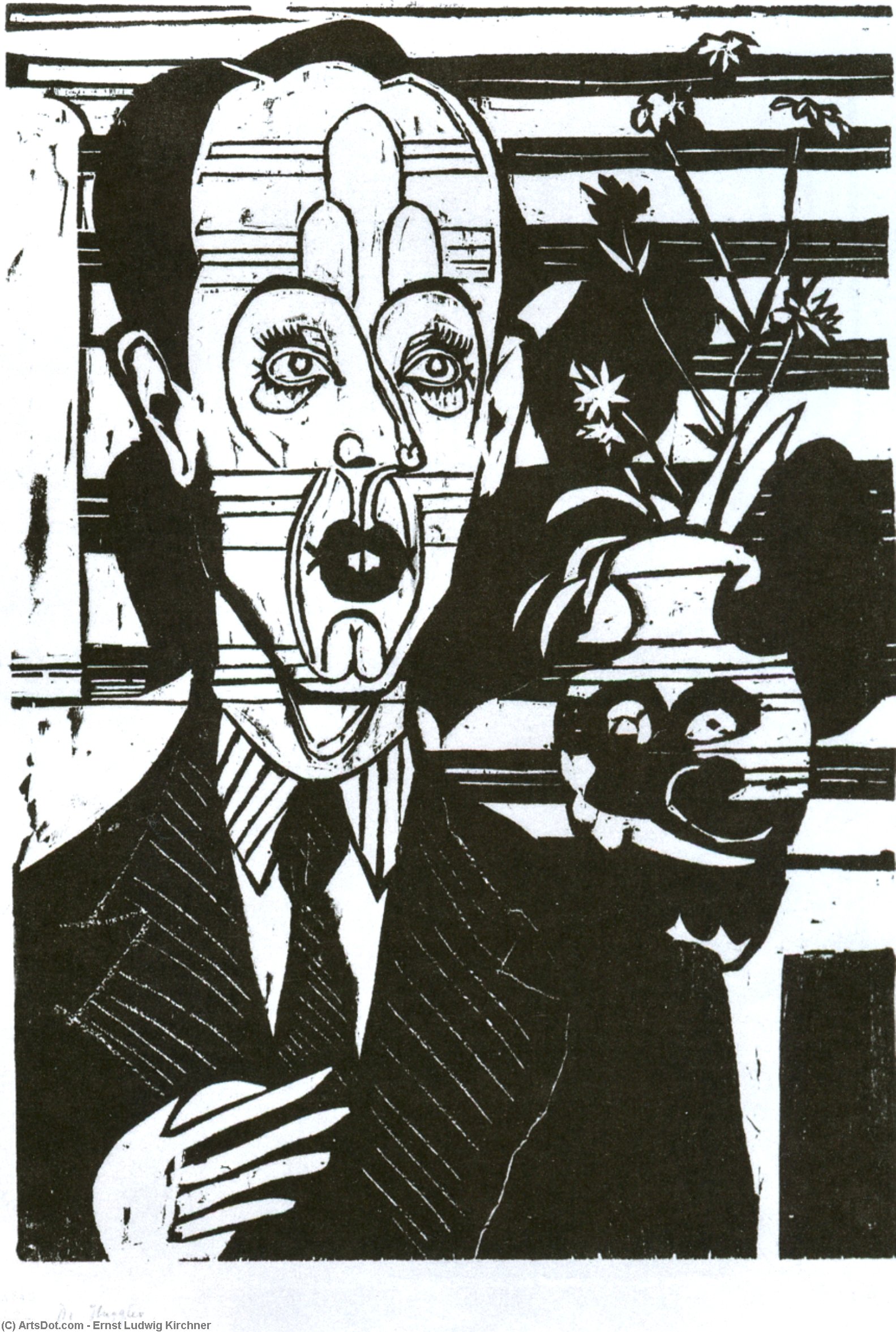 Portrait Of Dr. Huggler — Ernst Ludwig Kirchner