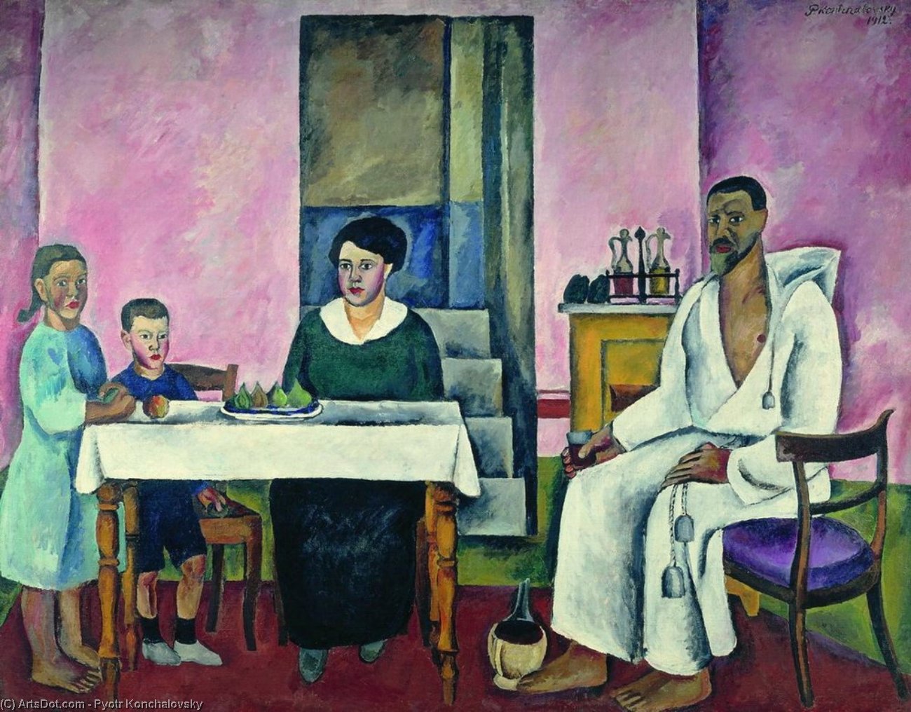 Family Portrait (siena) — Pyotr Konchalovsky