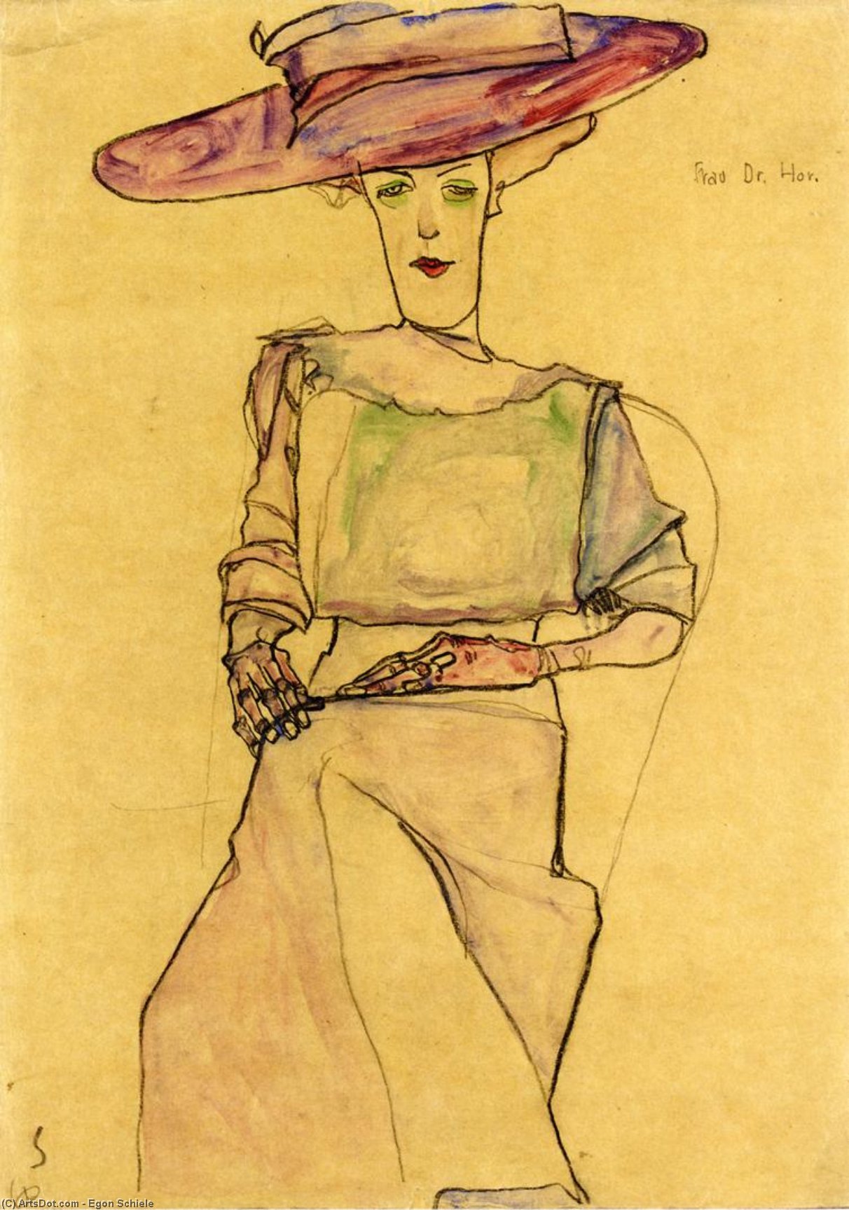 Porträt Von Frau Dr. Horak — Egon Schiele