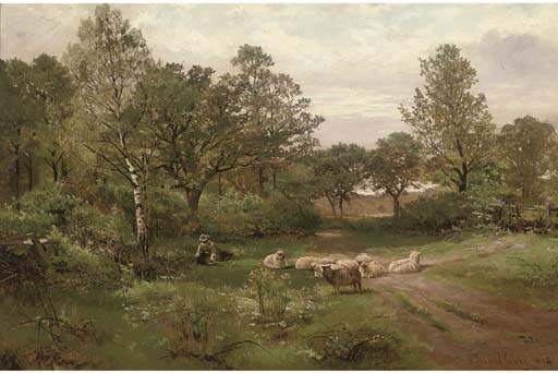 A Summer Afternoon Near Tettenhall Wood — Henry Hadfield Cubley