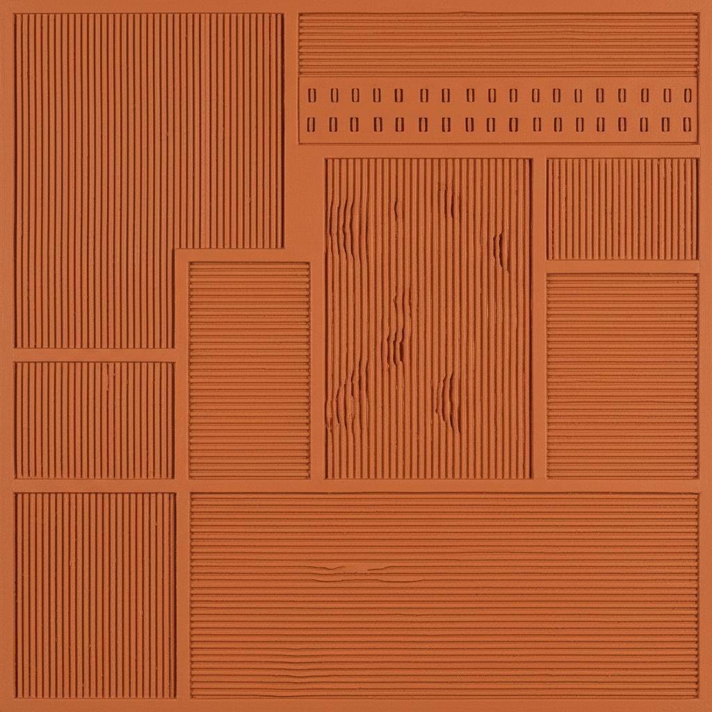Architectural Echoes In Terracotta: A Study Of Structured Line And Earthly Resonance. — Laurent Vionnet