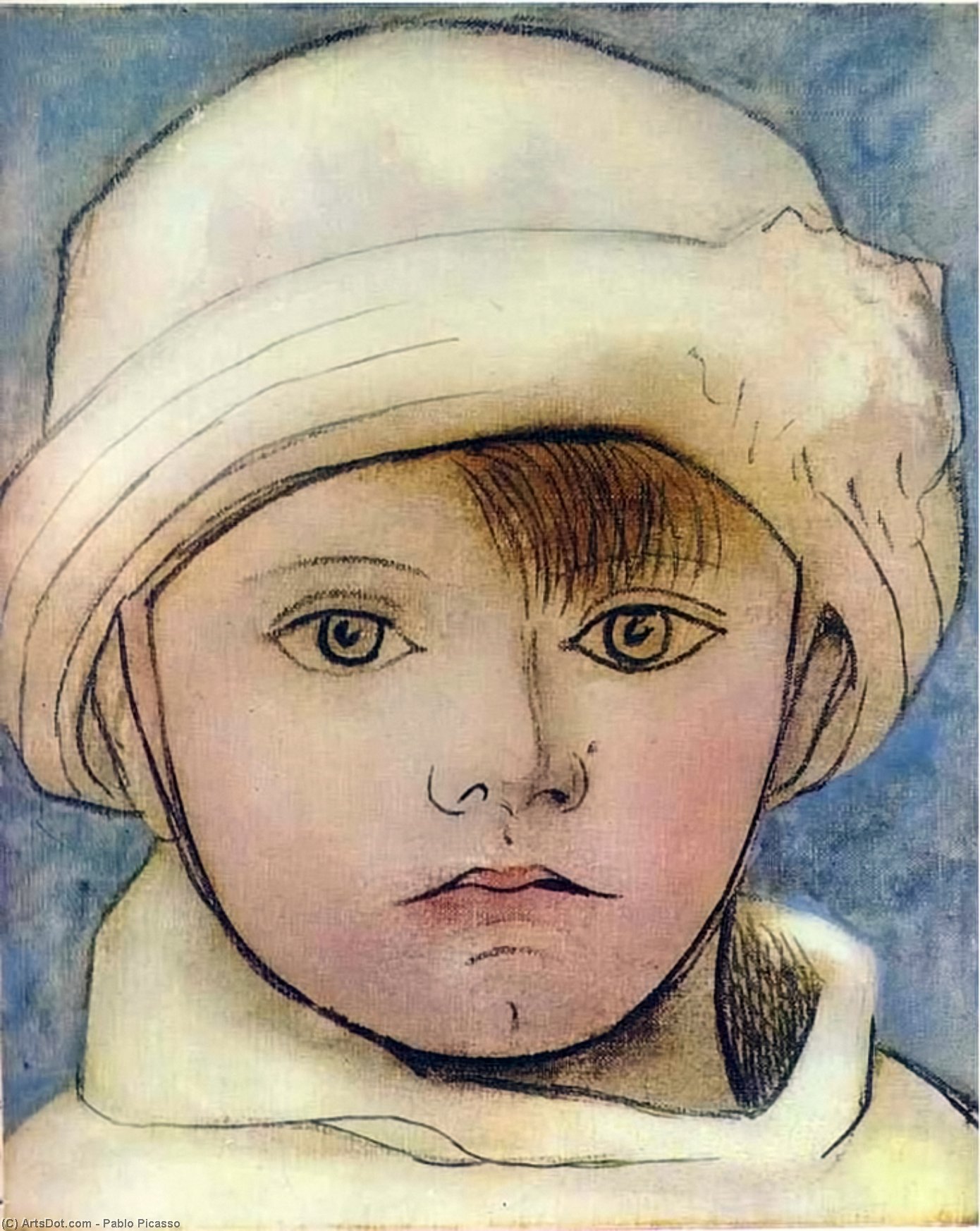 Portrait Von Paulo, Sohn Des Künstlers — Pablo Picasso