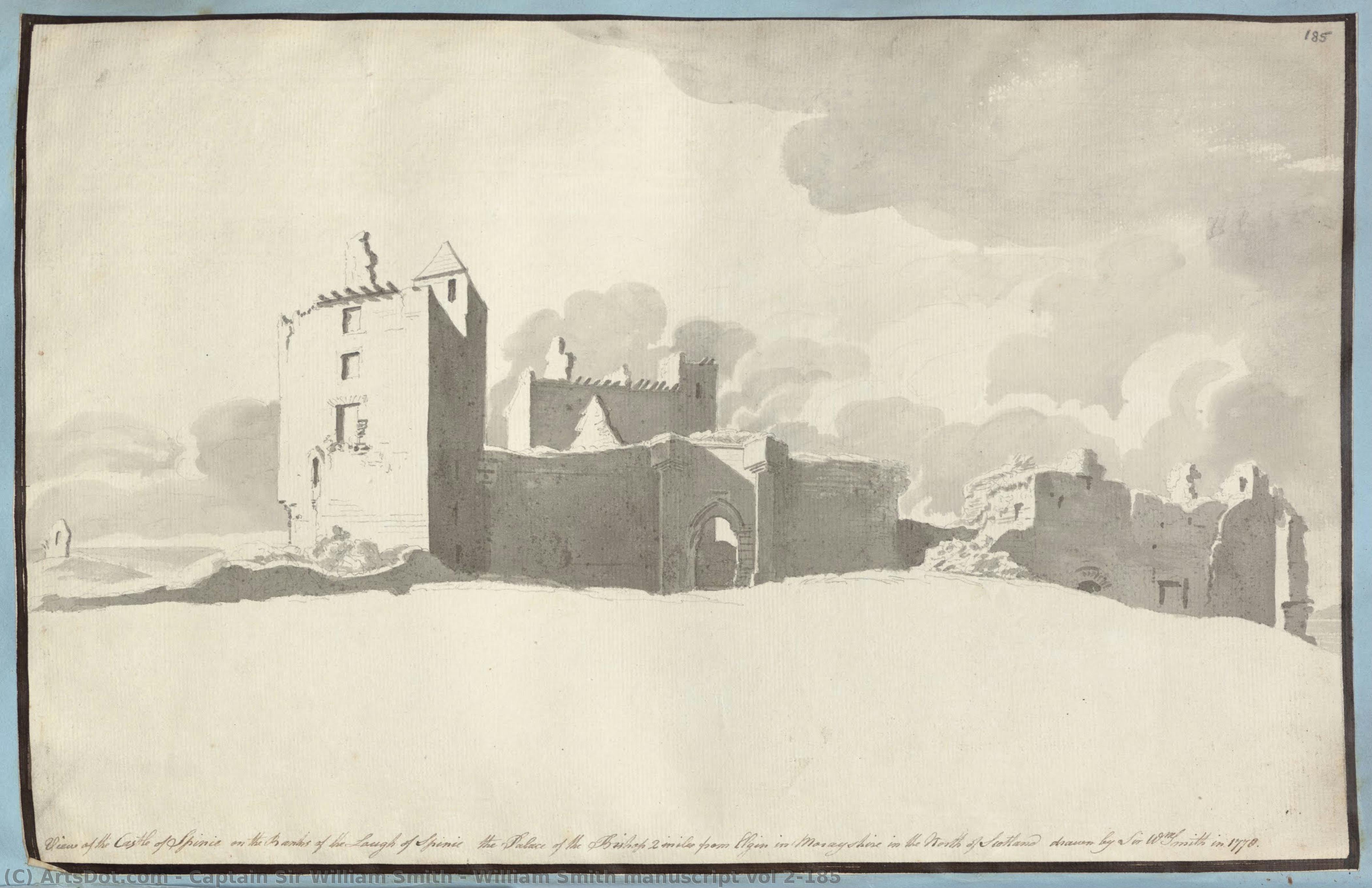 William Smith Manuscript Vol 2/185 — Capitán Sir William Smith