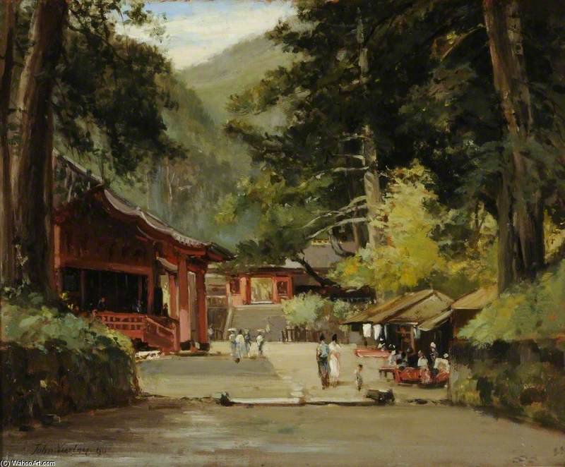 Entrance To The Mausoleum Of Jyemiten, Nikko, Japan — John Varley Ii (der Jüngere)