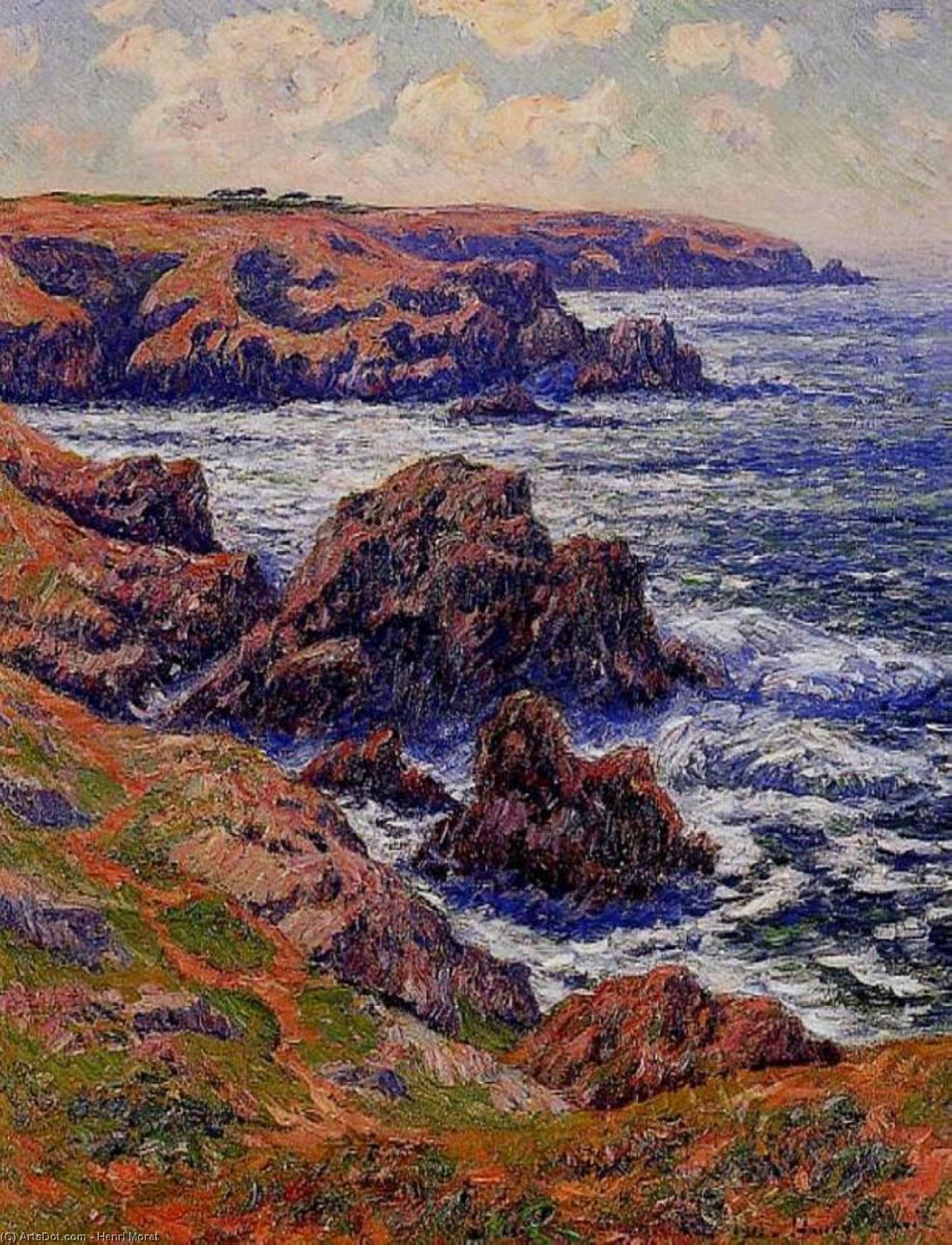 La Terre De Cleden Point De Raz Finistere — Henri Moret