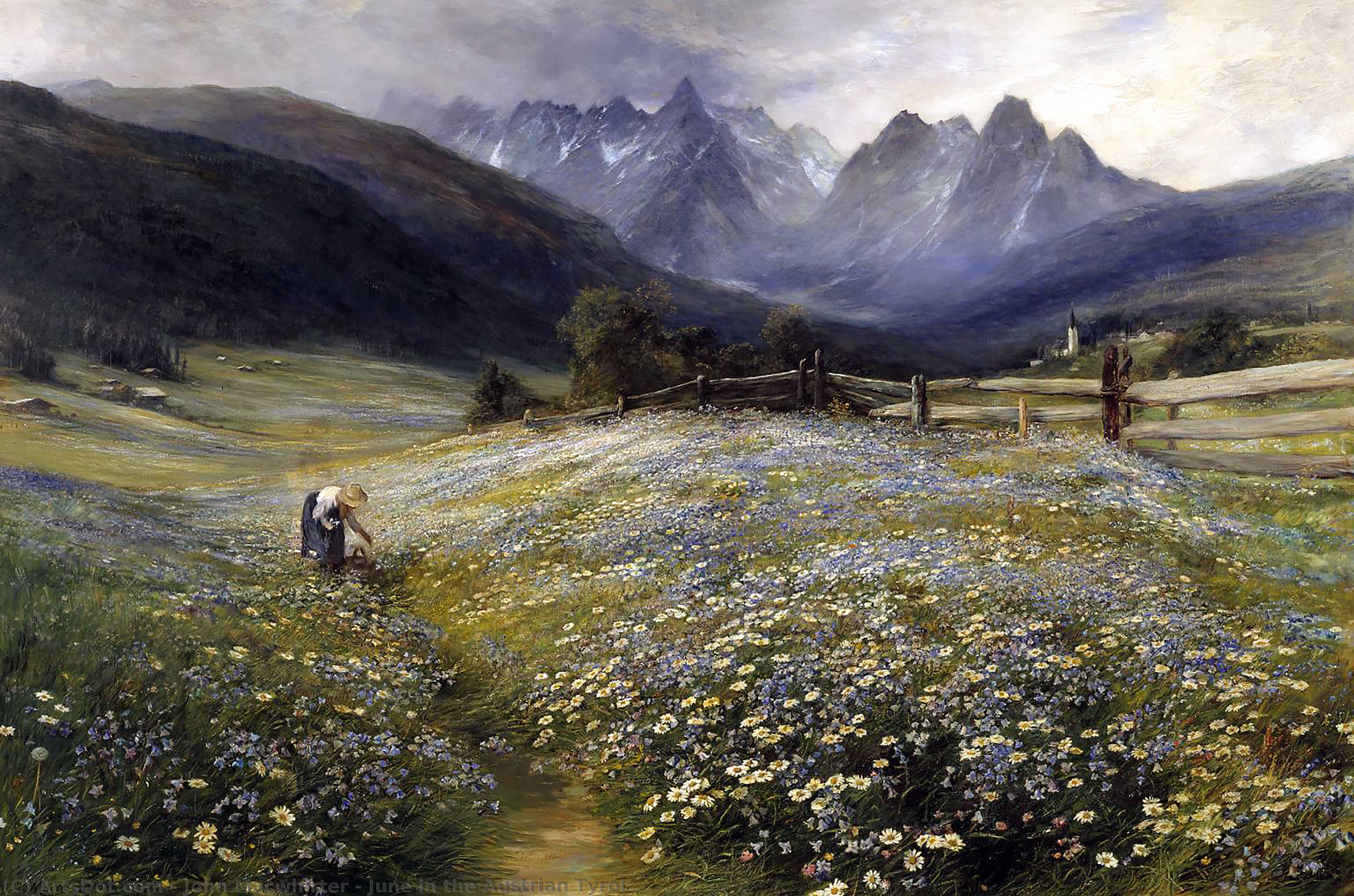 June In The Austrian Tyrol — Джон Маквиртер