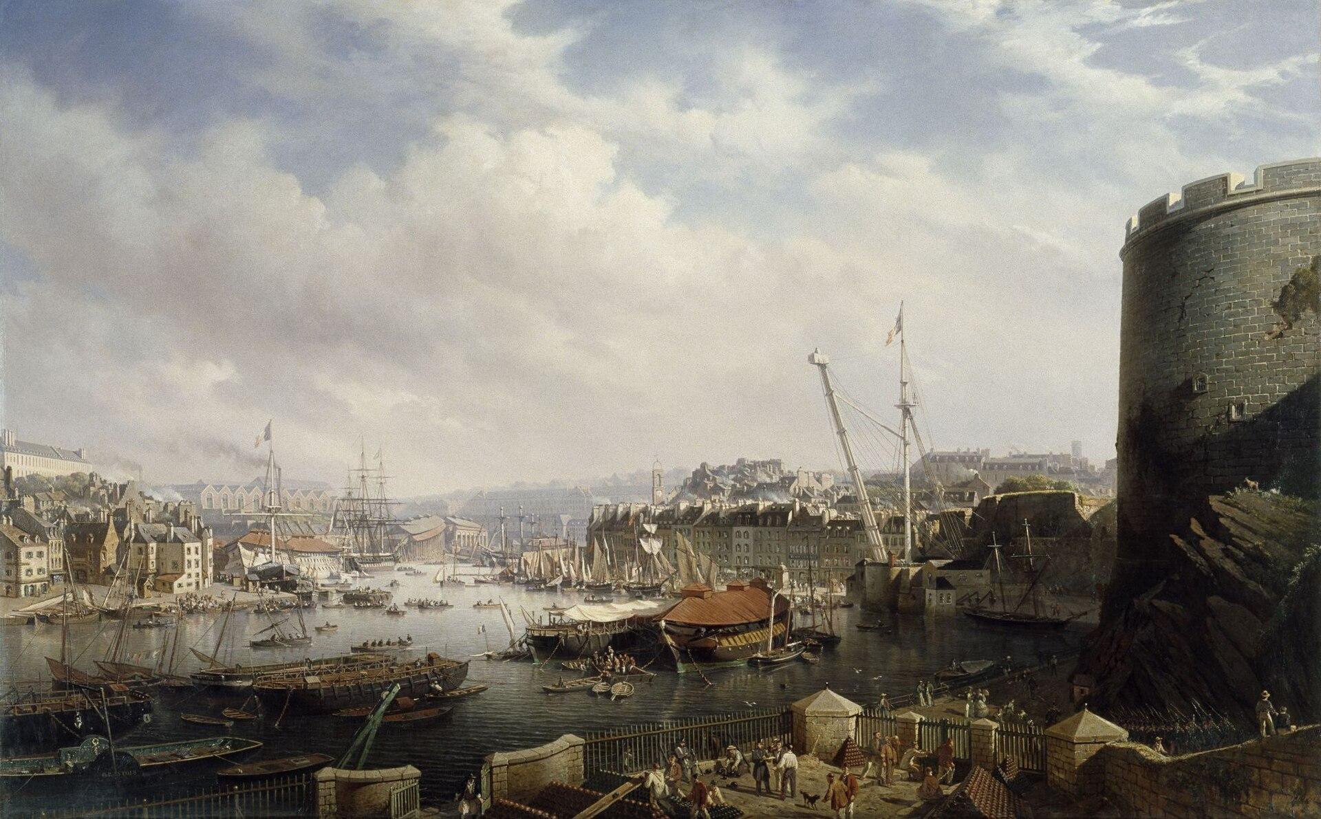 Brest Harbour — Antoine Léon Morel-fatio