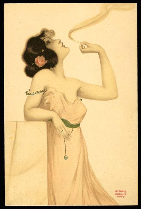 Smoking Women — Raphael Kirchner