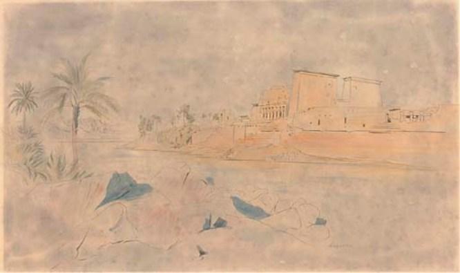 The Temple Of Isis At Philae — Edward Lear
