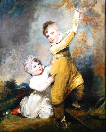 Portrait Of A Brother And Sister, C.1800 — Arthur William Devis