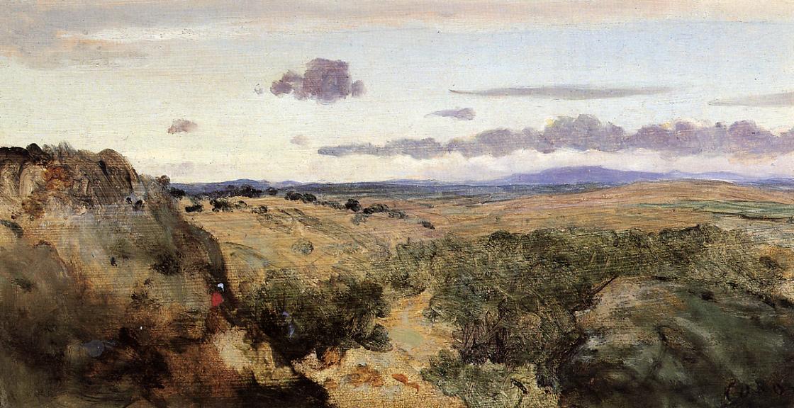 Mountainous Landscape — Jean-baptiste-camille Corot