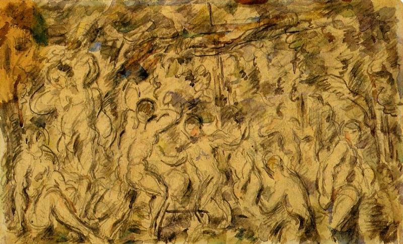 Bathers 4 — セザンヌ