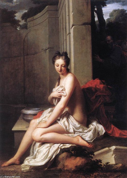 Susanna At The Bath — Jean-baptiste Santerre