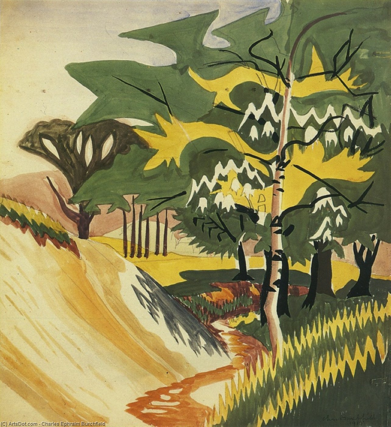 The Sulphur Stream — Чарльз Берхфилд