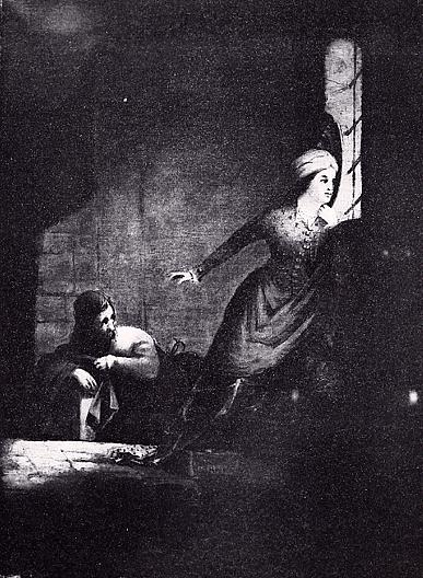Rebecca Describes The Battle To Ivanhoe, (painting) — David Gilmour Blythe