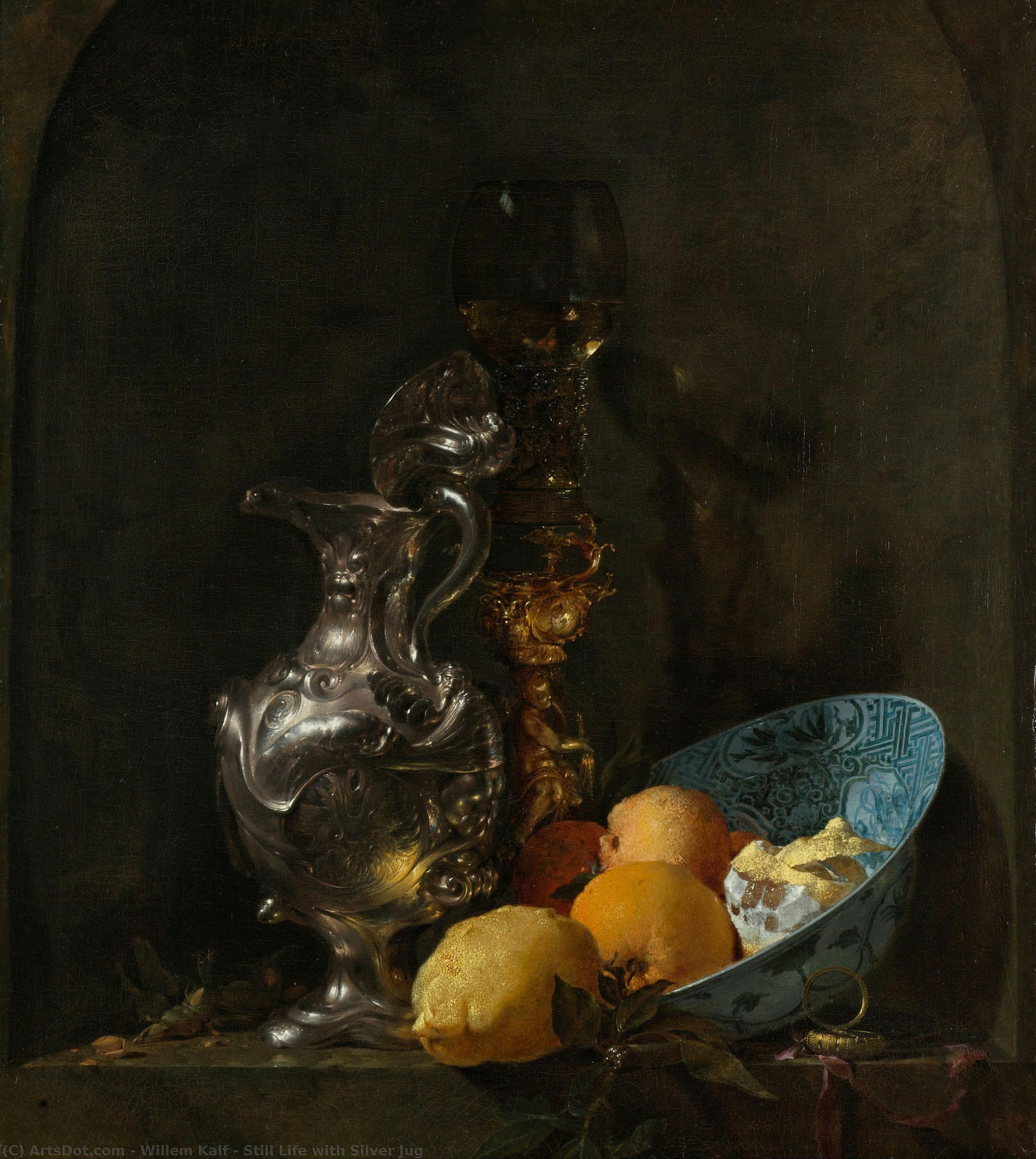 Still Life With Silver Jug — Willem Kalf