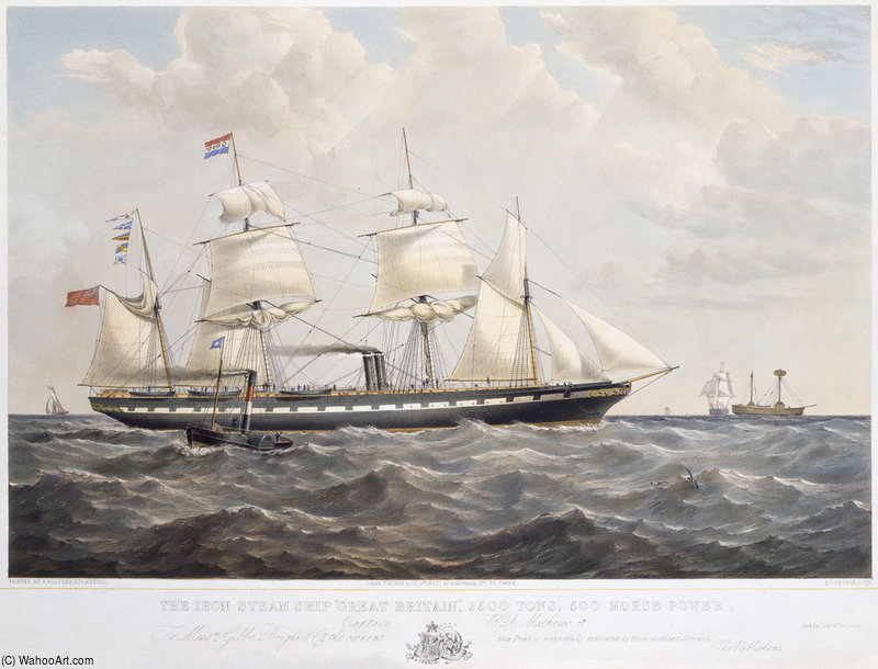 The Iron Steam Ship 'great Britain' — Samuel Walters