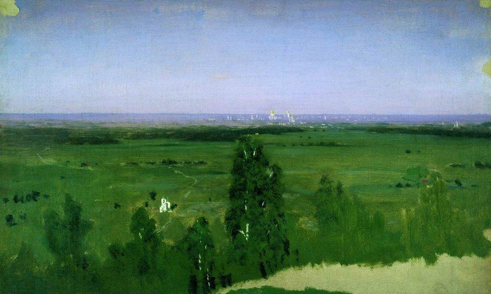 View Of Moscow From Sparrow Hills — Arkhip Ivanovich Kuindzhi
