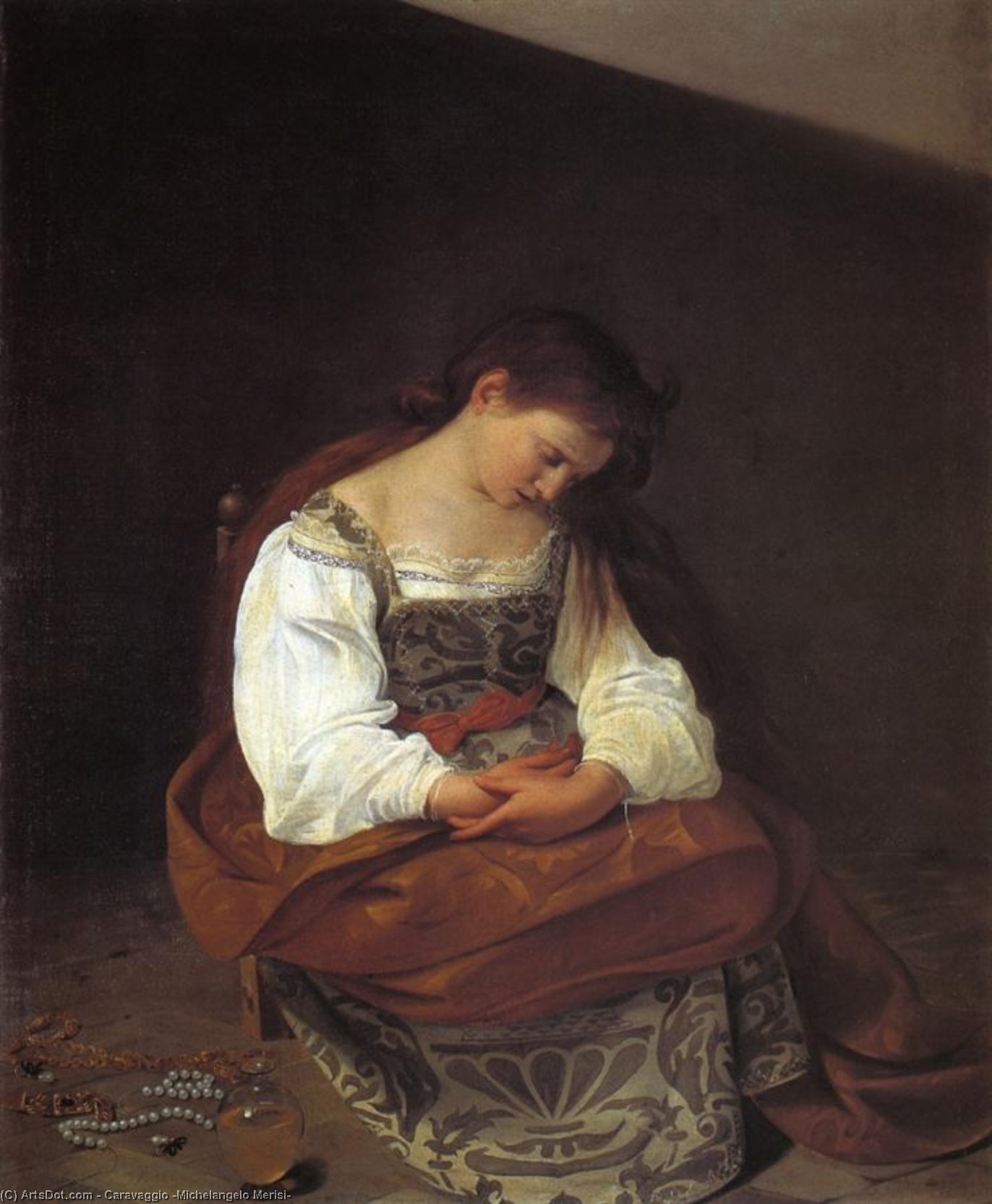Penitent Magdalen — Caravaggio
