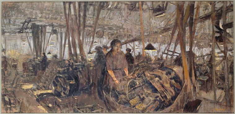 Usine De Fabrication D'armement À Lyon Les Tours Usine De Fabrication D'armement Les Tours (autre Titre) — Jean-édouard Vuillard