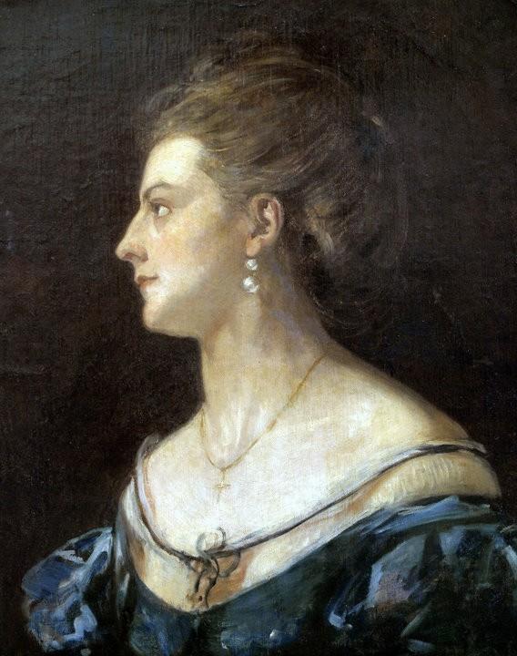 His Wife — Viktor Madarász