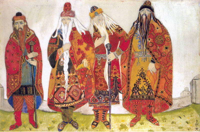 'sketches Of Costumes For ''prince Igor''' — ニコライ・ロエリヒ