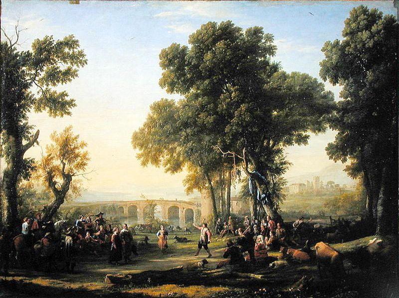 The Village Festival — Claude Lorrain (claude Gellée)