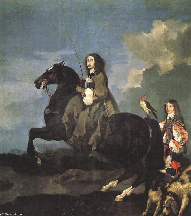 Queen Christina Of Sweden On Horseback — Sebastijan Burdon