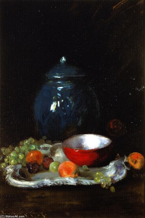 The Red Bowl: Still Life (also Known As The Little Red Bowl) — William Merritt Chase