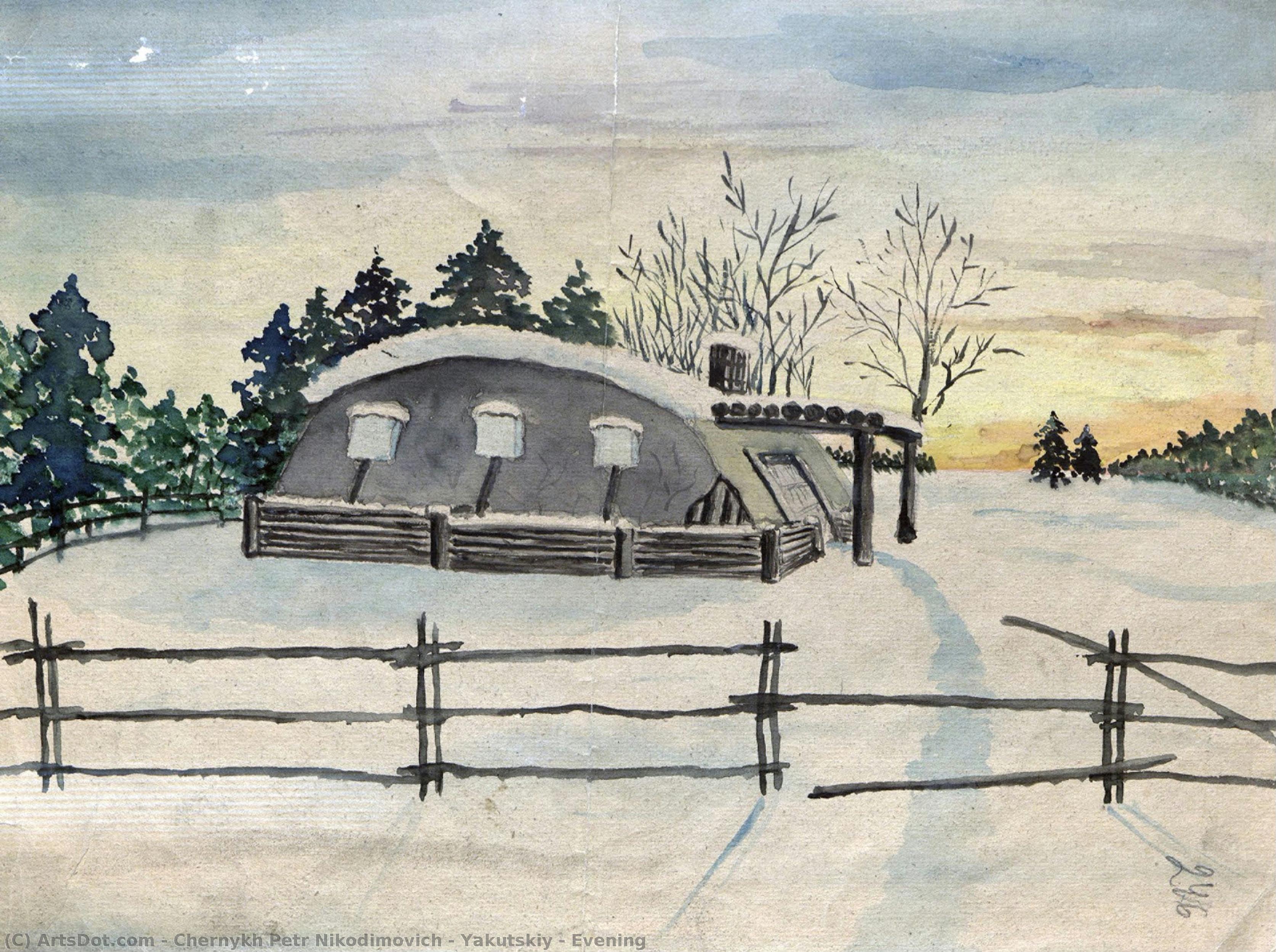 Evening — Chernykh Petr Nikodimovich - Yakutskiy