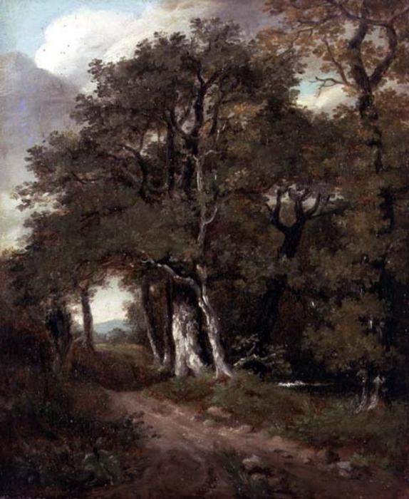 A Wooded Path — ジョン・コンスタブル