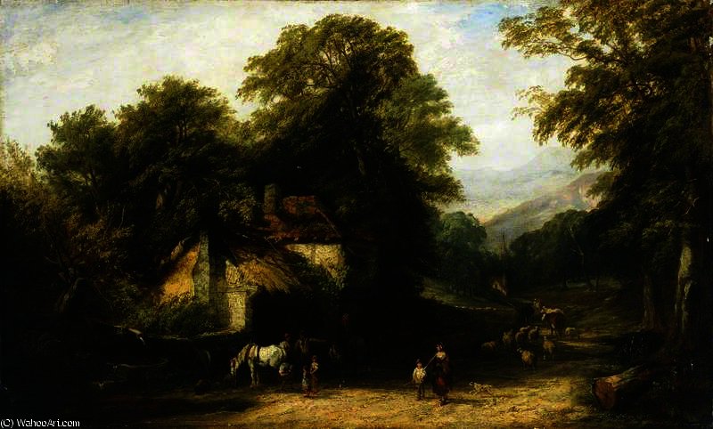 The Village Smithy — William James Müller
