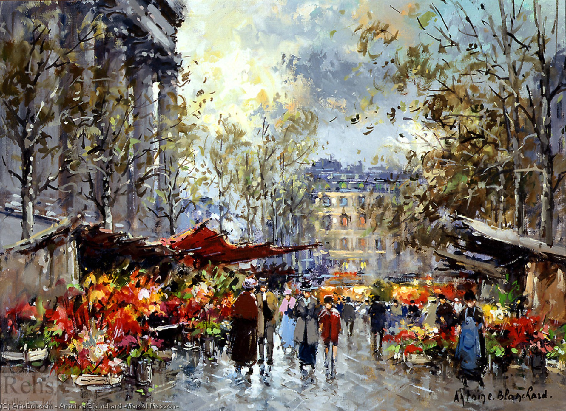 Flower Market Madeleine — Antoine Blanchard (marcel Masson)
