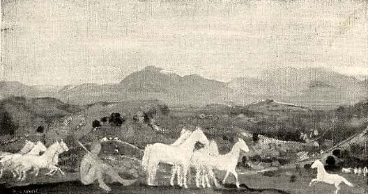 Horses Of Attica, (painting) — Arthur B. Davies