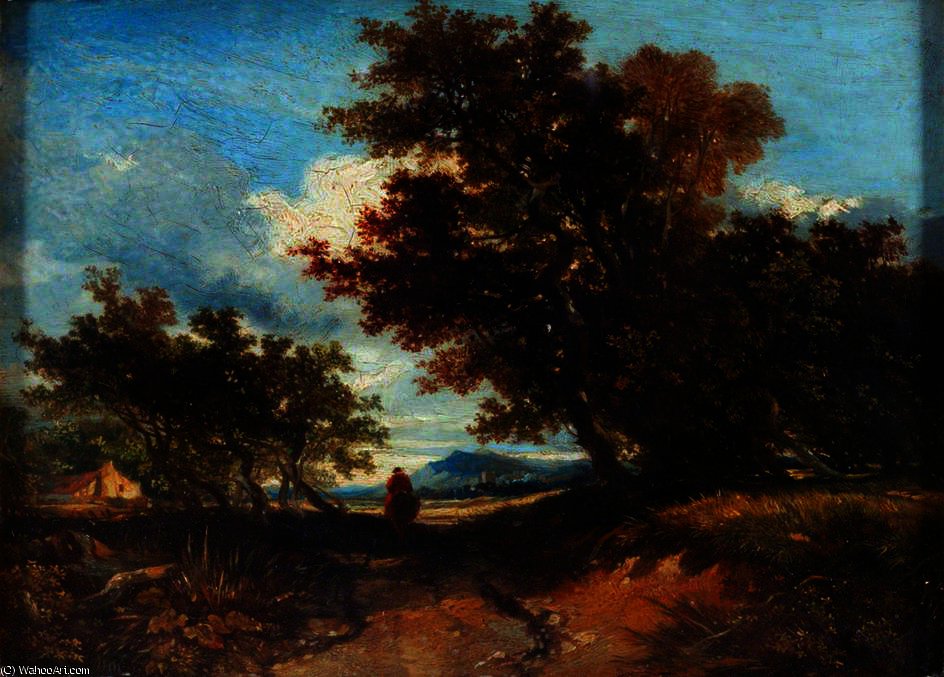 Landscape With A Horseman — William James Müller