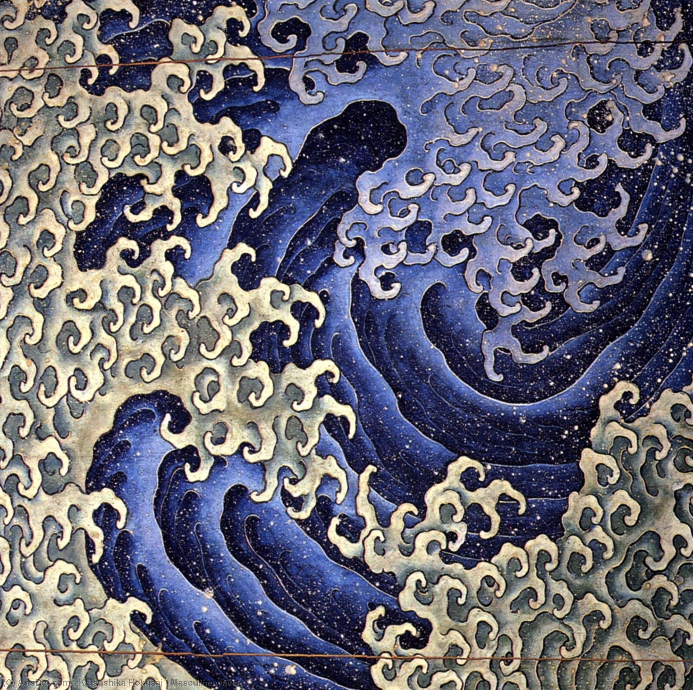 Masculine Wave — Katsushika Hokusai